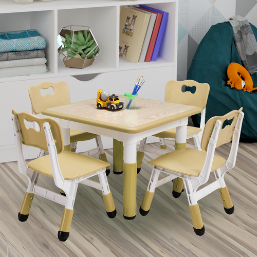 Kids table chairs height - table, 4